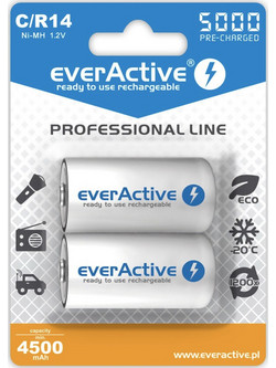 everActive Professional Line C 5000mAh 2τμχ