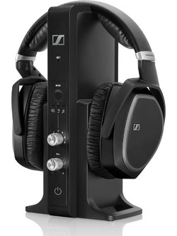 Sennheiser RS-195-U Ασύρματα Bluetooth Ακουστικά Τηλεόρασης Over Ear Μαύρα