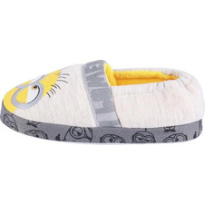 Cerda Minions Χειμερινές Παιδικές Παντόφλες για Αγόρι Λευκές Γκρι Κίτρινες 2300005476