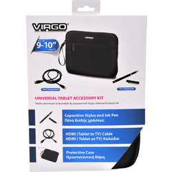 Virgo 3-in-1 Tablet Sleeve Case 9-10'' Universal Accessory Kit