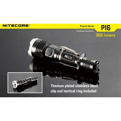 Nitecore Precise P16 Φακός Μπαταρίας Led Αδιάβροχος 1000lm