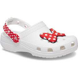 Crocs Classic Disney Minnie Mouse Παιδικά Παπούτσια Θαλάσσης για Κορίτσι Λευκά 208710-119