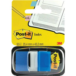 ΣΕΛΙΔΟΔΕΙΚΤΕΣ POST-IT 50φ 24.5x43.2mm ΜΠΛΕ