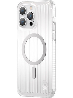 Kingxbar PQY Go Out MagSafe Back Cover Silver (iPhone 14 Pro Max)