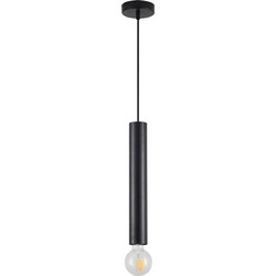 Home Lighting Adept Κρεμαστό Φωτιστικό Οροφής Μονόφωτο GU10 Μαύρο SE21-BL-5 77-8269