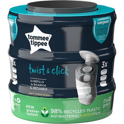 Ανταλλακτικά Κάδου Απόρριψης Πάνας Tommee Tippee Twist & Click (3τεμ.)