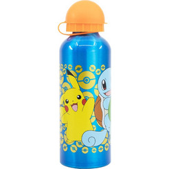 Stor Pokemon Παιδικό Μπουκάλι Αλουμινίου BPA Free Μπλε 530ml