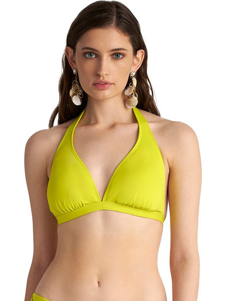 BLU4U Bikini Top Τριγωνάκι με Ενίσχυση Lime 24366082D-16