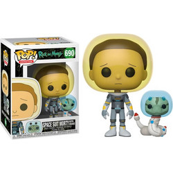 Funko Pop! Animation Rick & Morty 690 Space Suit Morty With Snake