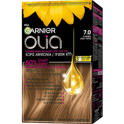 Garnier Olia 7.0 Ξανθό Σκούρο Μόνιμη Βαφή Μαλλιών Χωρίς Αμμωνία 60ml