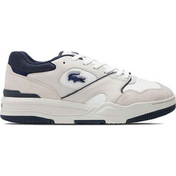 Lacoste Lineshot Leather Logo Ανδρικά Sneakers Μπεζ 47SMA0062-042