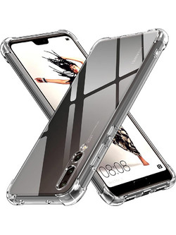 Techsuit Shockproof Clear Silicone - θήκη για Huawei P20 Pro - Διάφανο