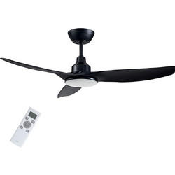 Life Apeliotes Night 221-0399 Ανεμιστήρας Οροφής 132cm 31W με Φως & Τηλεχειριστήριο Μαύρος