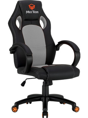 Meetion MT-CHR05 Καρέκλα Gaming Υφασμάτινη Μαύρη Γκρι 170080018