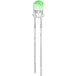 LED 3mm ΥΨΗΛΗΣ ΔΙΑΦΑΝΕΣ ΠΡΑΣΙΝΟ 350mcd 34 BULK L-7104CGCK KGB Τεμάχια:100 01.020.0155