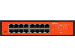 Wi-Tek WI-SG116D V2 Unmanaged L2 Switch με 16 Θύρες Ethernet 1000Mbps