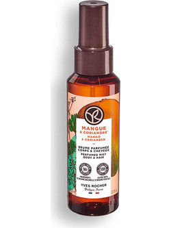 Yves Rocher Energizing Mango Coriander Hair & Body Mist 100ml