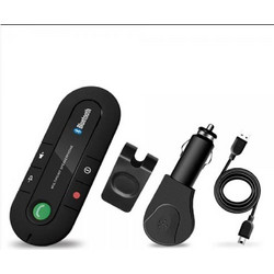 Bluetooth Αυτοκινήτου Multi Point V4.1 QK1-K5 για το Αλεξήλιο (με USB θύρα Φόρτισης)
