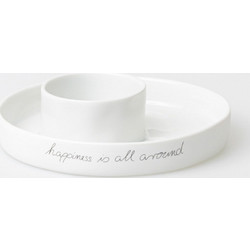 Raeder - Πορσελάνινη Πιατέλα Happiness Is All Around