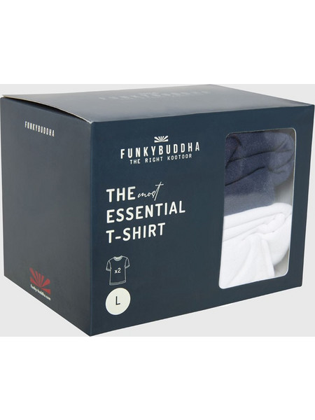 Ανδρικά μονόχρωμα t-shirts (σετ 2 τεμ.) FBM009-352-04_MULTI
