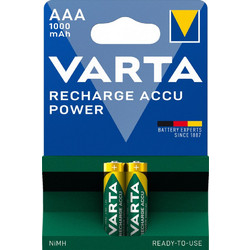 Varta Rechargeable Accu AAA 1000mAh 2τμχ