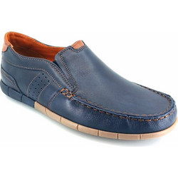 BOXER ΑΝΤΡΙΚΟ ΔΕΡΜΑΤΙΝΟ ΠΑΝΤΟΦΛΕ 21358, ΜΠΛΕ-NAVY, Άνδρας