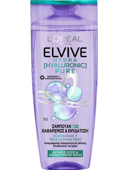 L'Oreal Paris Elvive Hyaluron Σαμπουάν για Ξηρά Μαλλιά 400ml