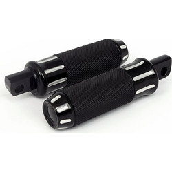 Cobra footpegs. Contrast machined