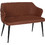 HomeMarkt Carlos Διθέσιος Καναπές Καφέ 119x60x84cm HM9273.43
