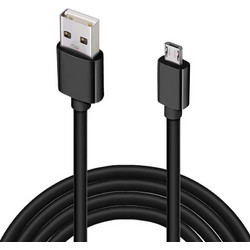 Καλώδιο Φόρτισης USB 2.0 σε Micro USB Μήκους 2m (NG-MICROUSB-2M) Μαύρο
