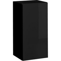 RAVENNA Ντουλάπι 2 Τμημάτων Double Modular 70 Μαύρο 35 x 70 x 32