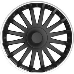 Versaco Τάσια Τροχών Αυτοκινήτου 13" Crystal 101324 Μαύρο Με Ασημί Στεφάνι Ro Cbx