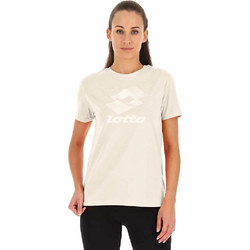 Lotto Smart IV Tee Γυναικείο Αθλητικό T-Shirt Εκρού 218230-086