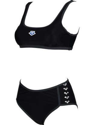 Arena Icons Αθλητικό Γυναικείο Μαγιό Bikini Set Μαύρο 005091-550