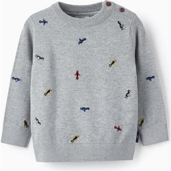 Μπλούζα μπεμπέ πλεκτή αγόρι ZIPPY-31055248020-GREY