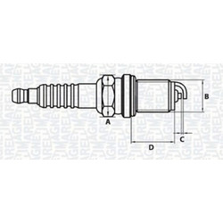 Magneti Marelli Μπουζί - 062000775304
