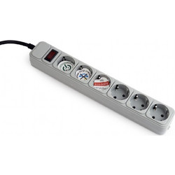 GEMBIRD SURGE PROTECTOR 6 SOCKETS 1,8m