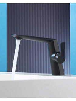 Naron Μπαταρία Νιπτήρα Αναμεικτική NR81642 Black Mat