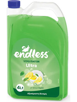 Υγρό Πιάτων Με Λεμόνι 4lt Endless Ultra 1200440200