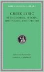 Greek Lyric, Volume III