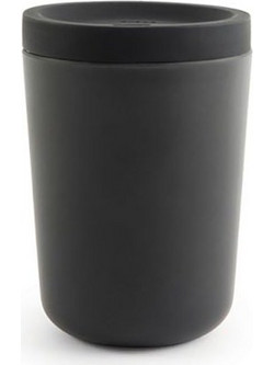 Ekobo Ποτήρι Καφέ Bamboo με Καπάκι Mαύρο 71791