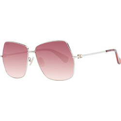 Max Mara MM0035 H6130F Γυναικεία Γυαλιά Ηλίου Πολυγωνικά Μεταλλικά Χρυσά με Καφέ Degradee Φακό