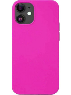 Back Cover Θήκη Λεπτή Σιλικόνης Matte για iPhone 12 Mini Φούξια