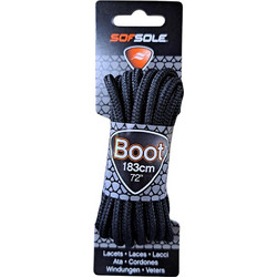 Sofsole Κορδόνια 183 cm 801928-BLACK WAXED