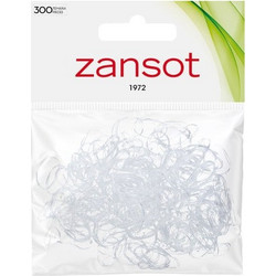 Zan Sot 18.111 Λάστιχάκια Μαλλιών Μini, 300τεμ - 008 Λευκό