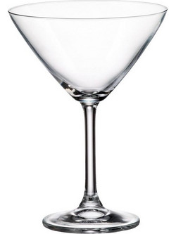 Crystal Bohemia Σετ Ποτήρια Κοκτέιλ Κρυστάλλινα Κολωνάτα Colibri 280ml 6τμχ CTB03202028