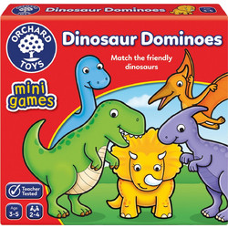 Orchard Toys Dinosaur Dominoes Επιτραπέζιο Παιχνίδι για Παιδιά 3+ Ετών για 2-4 Παίκτες