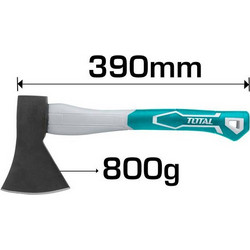TOTAL Τσεκούρι με Πλαστική Λαβή 800gr THT788006