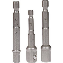 Krausmann Αντάπτορες 50mm Για Καρυδάκια Σετ 3τεμ (AC10500)