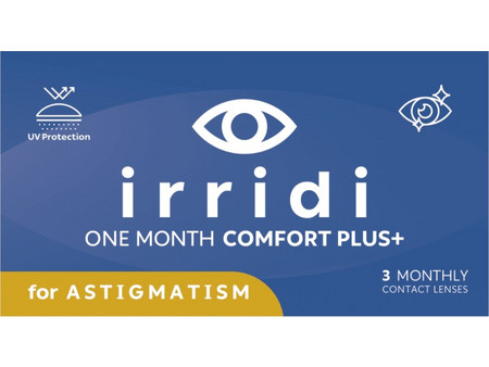 IRRIDI 1MONTH COMFORT PLUS ΑΣΤΙΓΜΑΤΙΚΟΙ ΦΑΚΟΙ ΕΠΑΦΗΣ (3 ΦΑΚΟΙ)